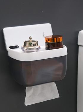 Invisible Adhesive Bathroom Tissue Holder, Paper Towel Dispe