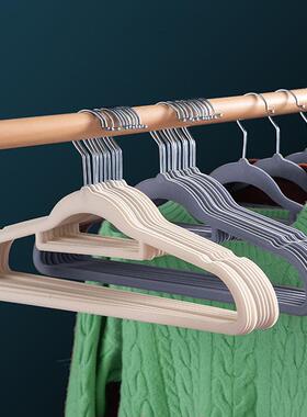 Flocked Hangers - Traceless, Non-slip, Light-transmitting, T