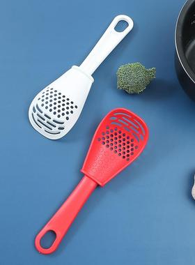 Multifunctional Kitchen Grinding and Mashing Spoon, Strainin