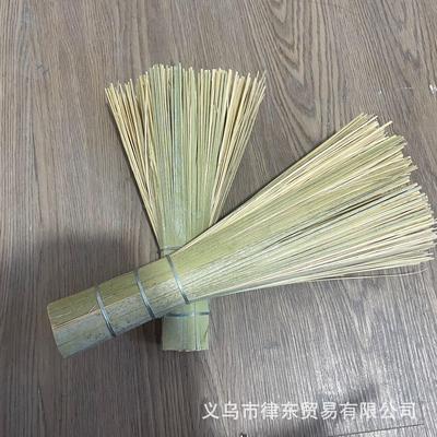 Bamboo pot scrubber, bamboo slice pot cleaning brush, kitche