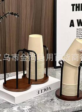 High Aesthetic Paper Cup Holder for Tea Cups, Coffee Cups, a