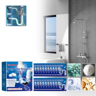 Jakehoe Drain Cleaner Effervescent Tablets for Toilets, Floo