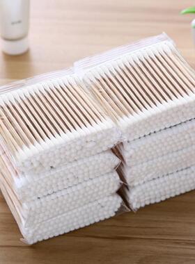 Wholesale Disposable Double-Headed Cotton Swabs, Wooden Stic