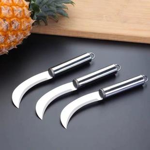 steel banana small knife sick curved Stainless