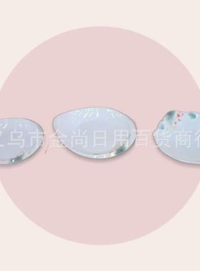 Irregular-shaped melamine plate, plastic snack and cold dish