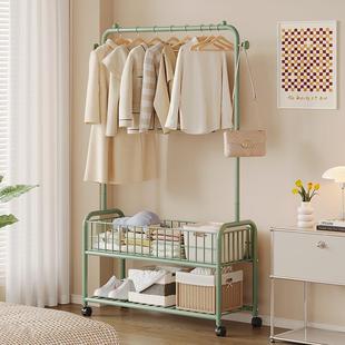 A simple home clothes drying rack, also functioning as a hat