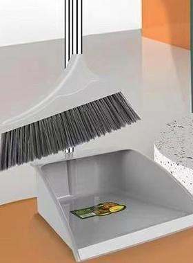 A simple and practical broom and dustpan set, featuring a th
