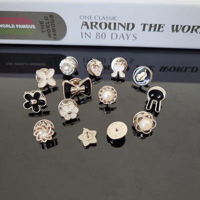 Anti-peek fasteners, detachable and adjustable no-nail butto