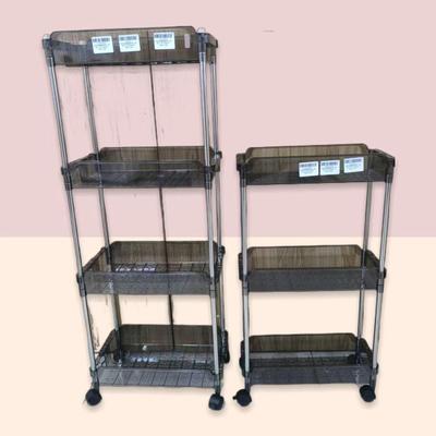 Wholesale Simple Floor-standing Movable Storage Rack Mobile