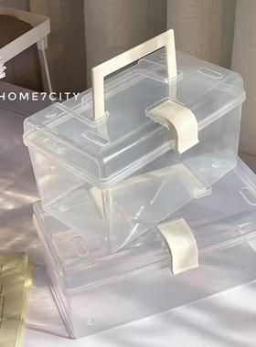 Portable Organizer Box, Simple INS Style Storage Box, Transp