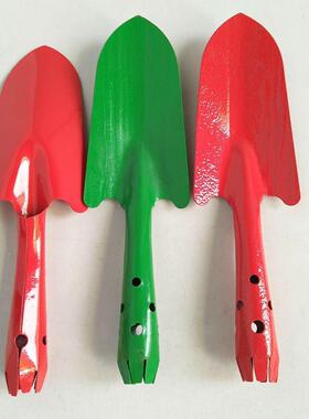 Integrated garden trowel for succulents with a pointed head,