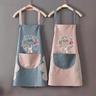 apron for oil themed res and wipeable waterproof Deer women