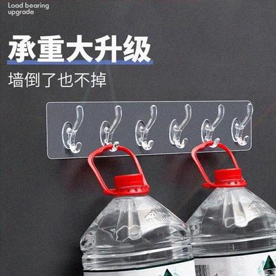 No-drill strong adhesive hooks, over-the-door hangers, kitch