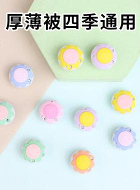 Flocked flower soft needle bed sheet fixator, invisible and