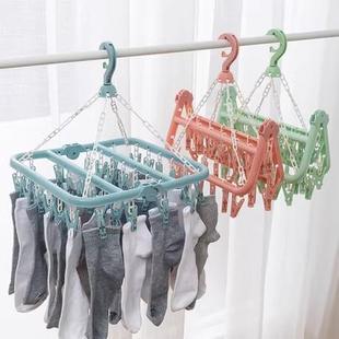 Multi-Head Multi-Function Plastic Clothes Hanger for Home Us