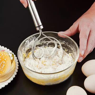 Manual Dough Mixer Stainless Steel Dough Mixing Stirrer Hand