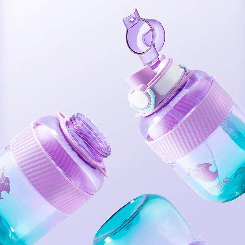 Multicolor New Sport Large Capacity Water Bottle with Handle