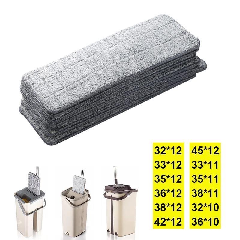 Microfiber Replace Mop Head Floor Cleaning Cloth Squeeze Rag