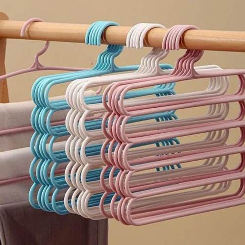 5-Layer Thickened Multi-Function Pants Hanger, Home Use Non-
