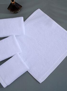 Hotel white cotton towels, suitable for restaurants, canteen