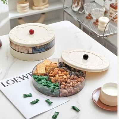 Multi-layer covered new style dried fruit tray, living room