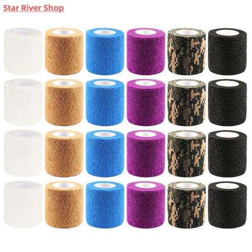 Colorful Sport Self Adhesive Elastic Bandage Wrap Tape 4.5m