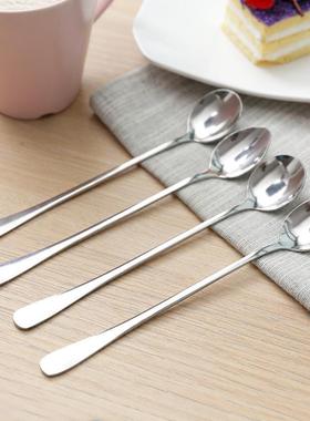 Long-handled stainless steel mixing rod, mini spoon, smoothi