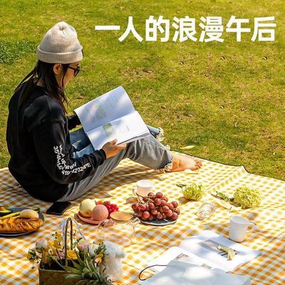 Picnic Blanket Moisture-Proof Pad Waterproof Thickened Porta