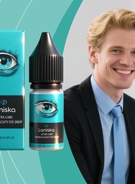LANISKA Eye Care Drops - Gentle Care for Dry Eyes, Moisturiz