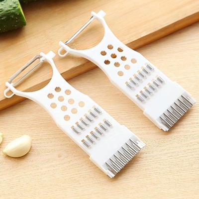 Multifunctional Vegetable Cutter, Plastic Peeler, Slicer, Sh