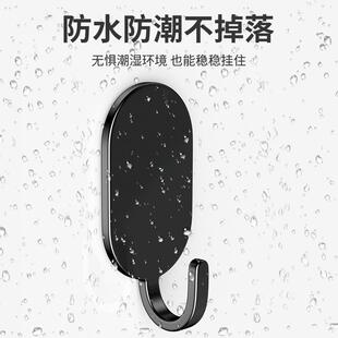 No-drill adhesive wall hooks for kitchen and bathroom, suita