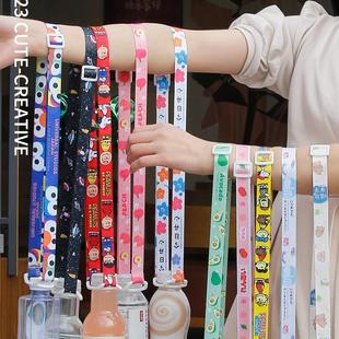 Water Bottle Sling, Mineral Water Shoulder Strap, Beverage B