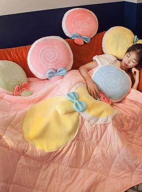 Cute and realistic lollipop plush dolls, creative soft pillo