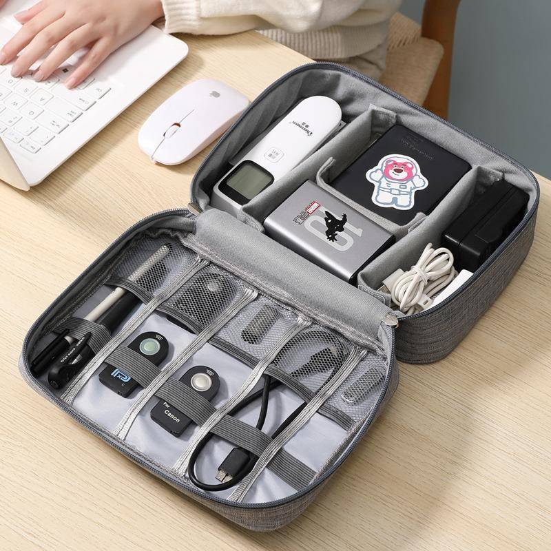NEW Travel Organizer Bag Cable Storage Organizers Pouch Carr