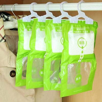 Hanging dehumidifying bags, wardrobe moisture absorbers, ant