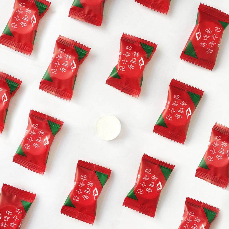 一次性压缩毛巾，纯棉加厚洗脸巾，旅行便携，宾馆酒店洁面巾，糖,居家布艺,一次性洗脸巾/压缩毛巾,淘宝优惠券,粉丝福利购,淘宝优惠卷