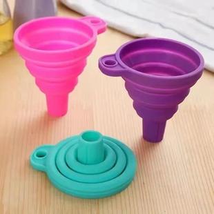 Mini Funnel Telescopic Household Funne Foldable Oil Silicone
