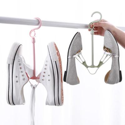 Home Wind-Resistant Shoe Drying Rack, Balcony Shoe Hanger, C