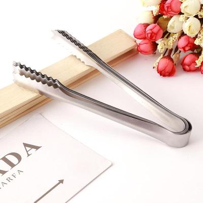 8-inch Ice Tongs, Sugar Tongs, Bread Tongs, Stainless Steel