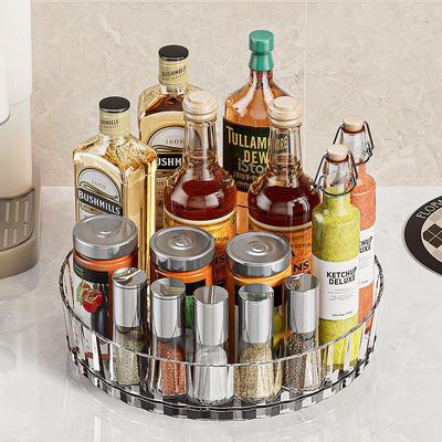 Multifunctional Kitchen Storage Rack Rotating Spice Rack Hom