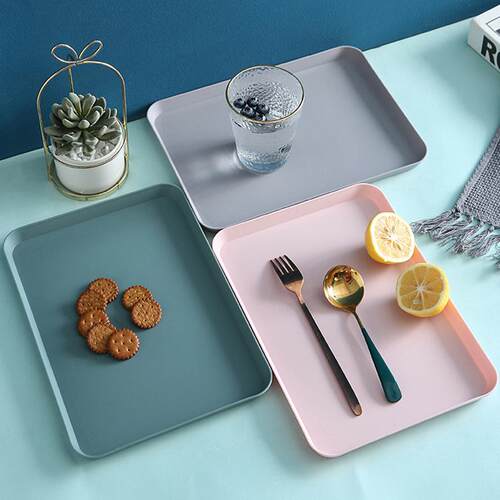 Home-use simple tea table tray, living room plastic water cu