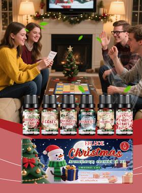 EELHOE Christmas Essential Oil Set - Cozy Home Atmosphere, F