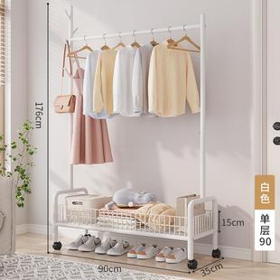 A simple foldable clothes drying rack for indoor use, suitab