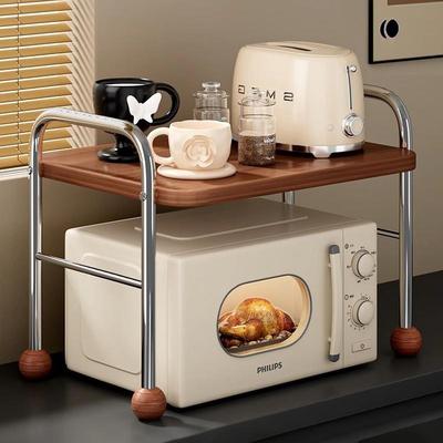 Used multifunctional microwave oven storage rack for home ki