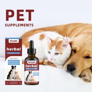 Kriath Pet Herbal Nutritional Supplement Liquid - For Cats a