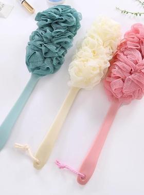 Large long-handled bath brush, long-handled shower brush, ba