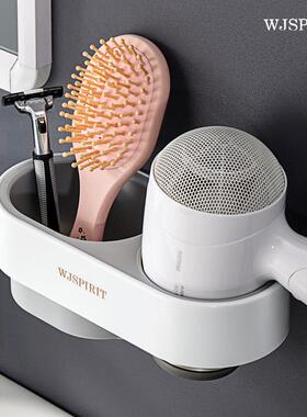 Double-layer no-drill floor-standing storage rack, wall-moun