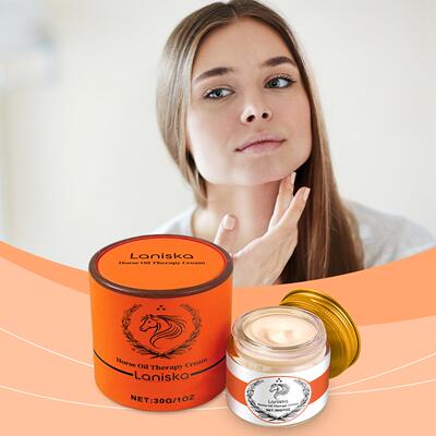 LANISKA Horse Oil Care Cream - Deep Nourishing, Hydrating, M