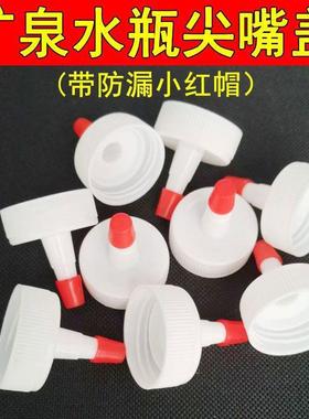 Sealed and leak-proof plastic bottle cap with a long, pointe