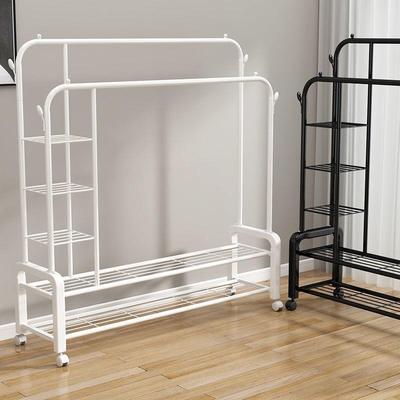 Floor-standing clothes drying rack for bedroom, suitable for